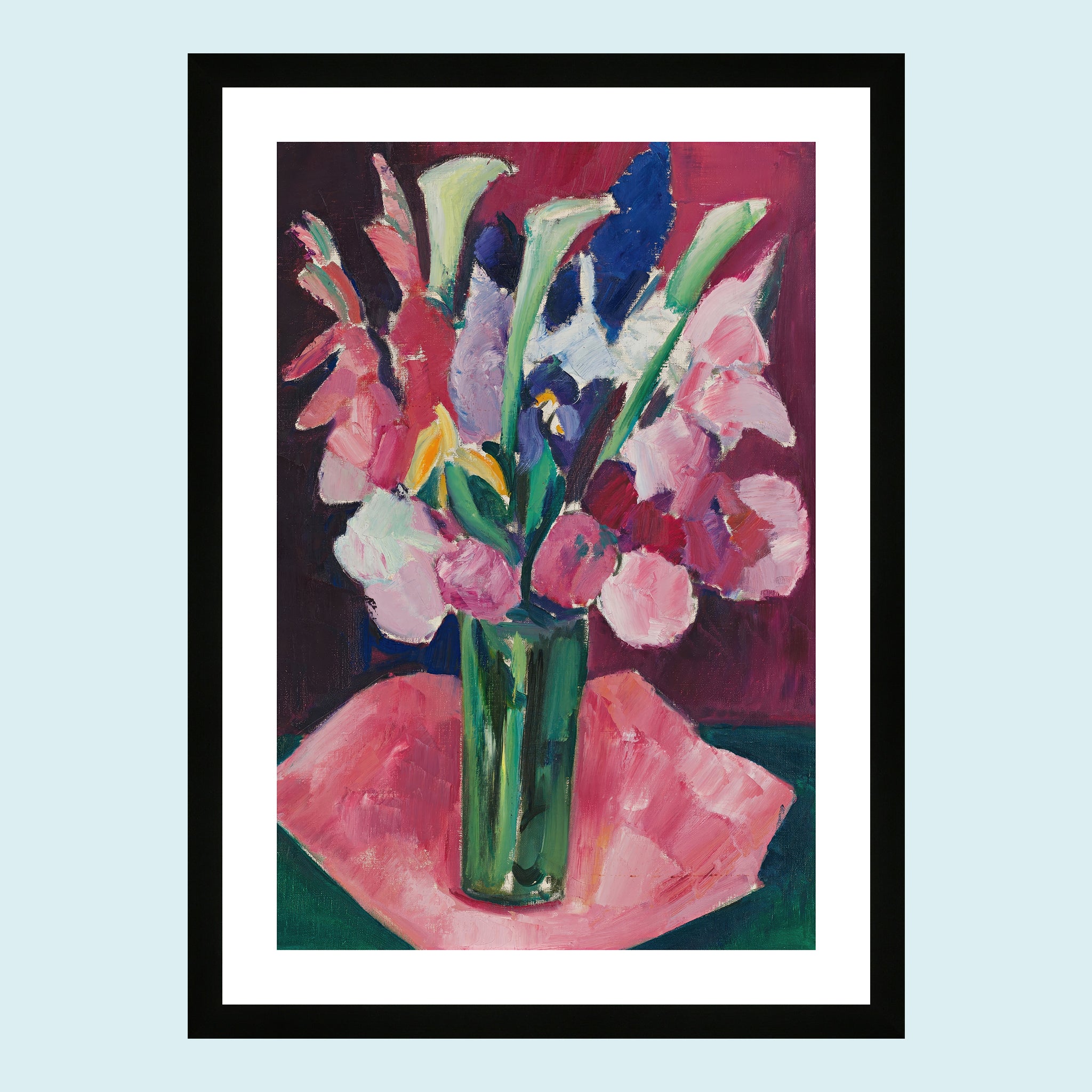 Attraction - Flowers In A Vase II - Giclée Print by ArtFarty #Frame_Black