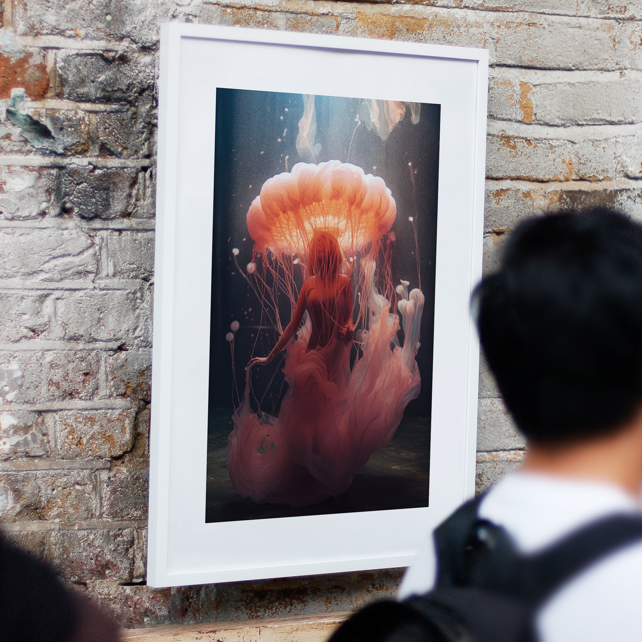 Umi - Dancing Jellyfish VI - Giclée Print by ArtFarty #_