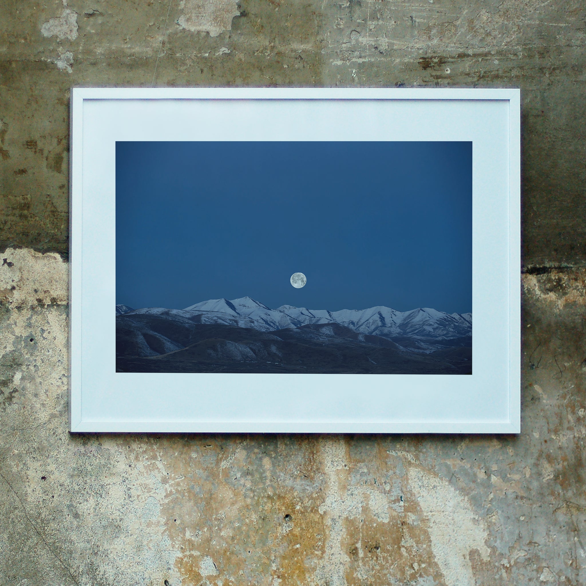 Moonlight - Blue Serenity - Giclée Print by ArtFarty #_