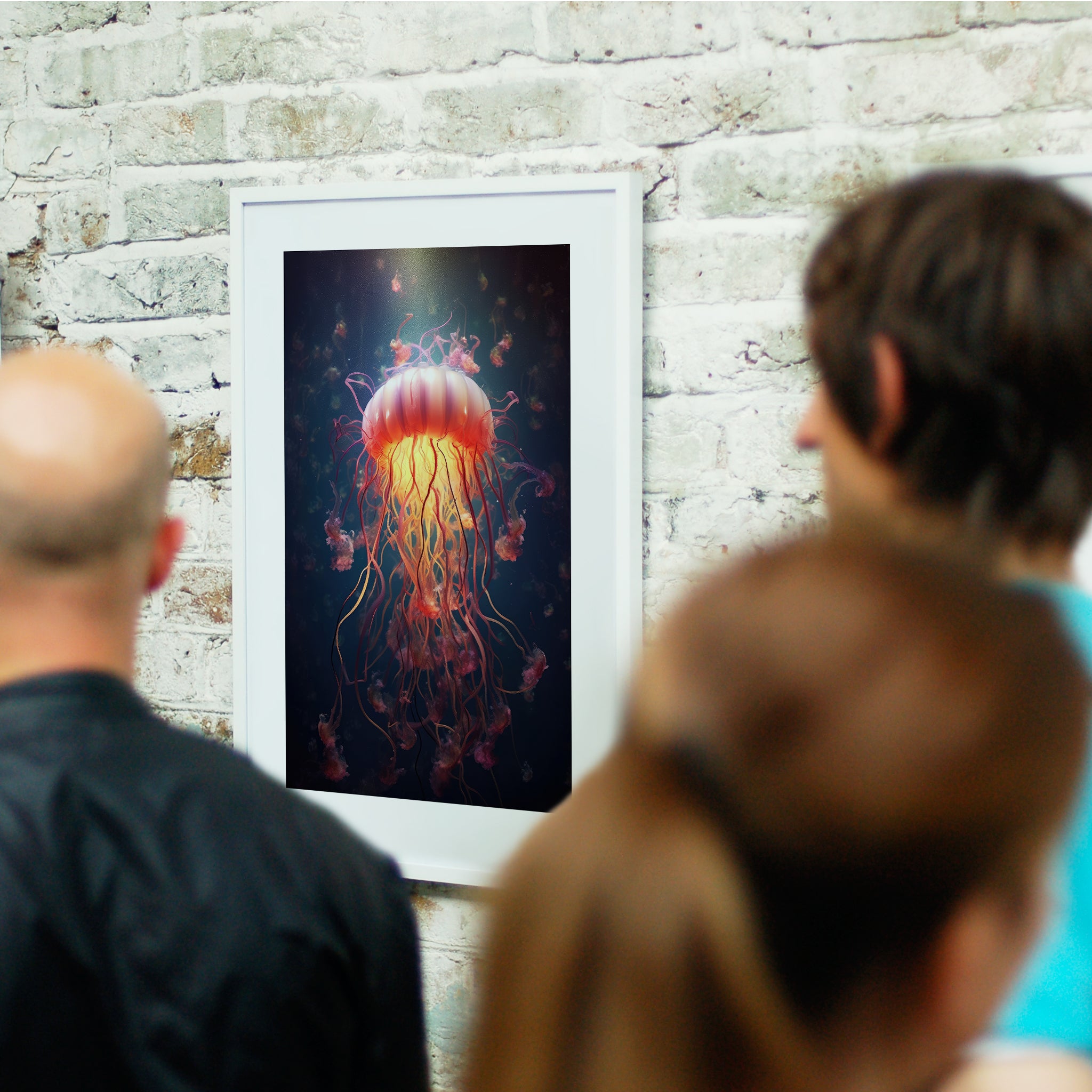 Umi - Dancing Jellyfish VIII - Giclée Print by ArtFarty #_