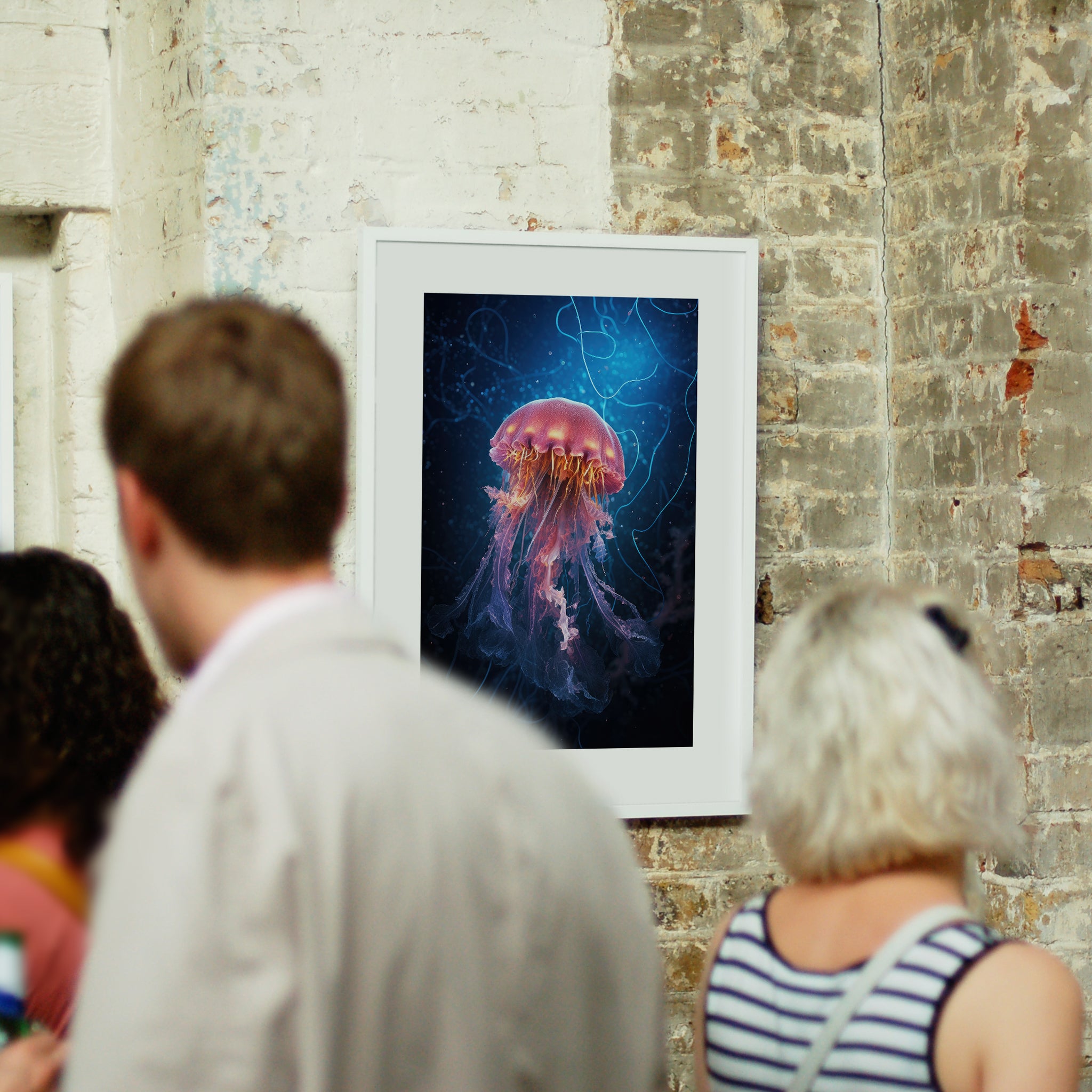 Umi - Dancing Jellyfish XI - Giclée Print by ArtFarty #_