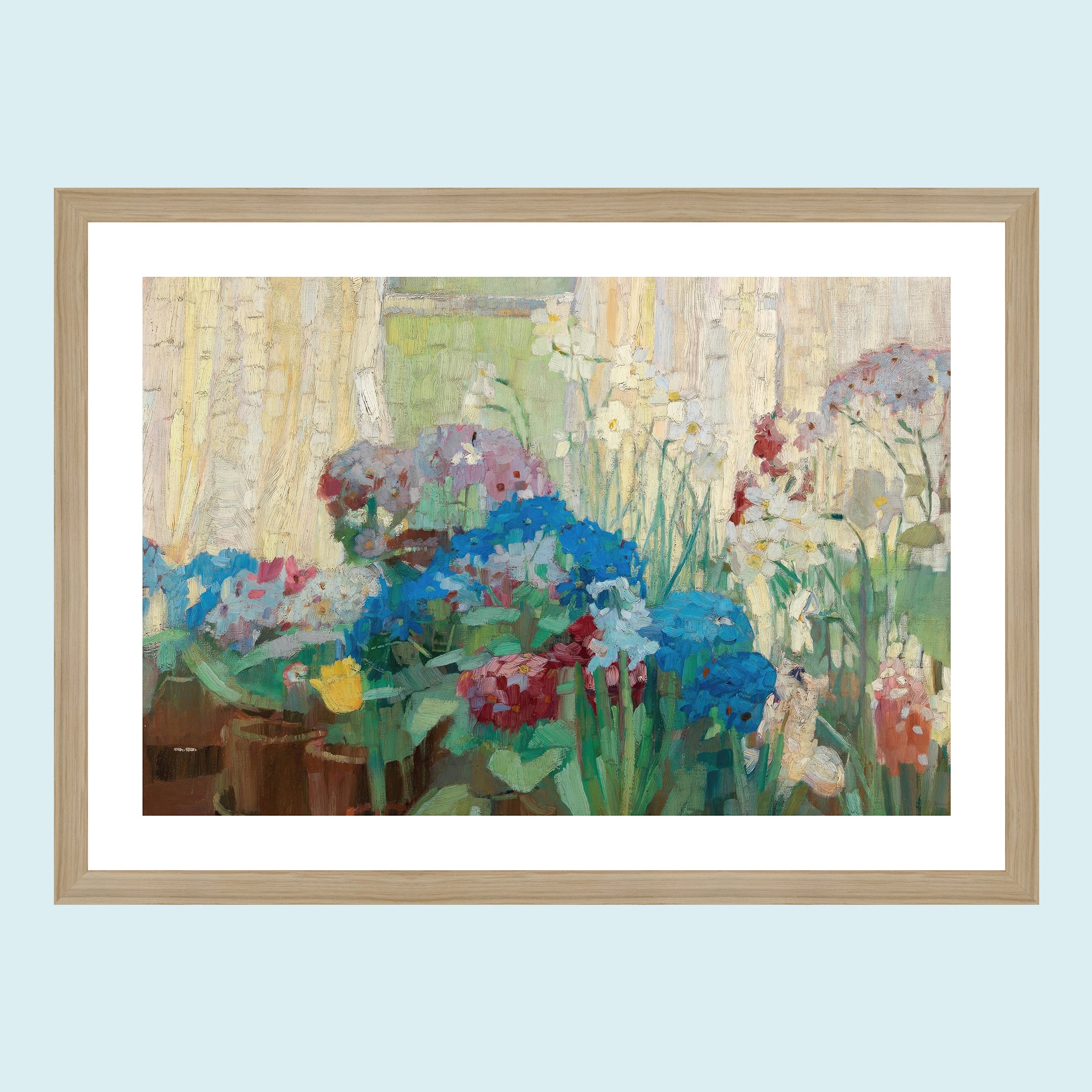 Attraction - Flowers - Giclée Print by ArtFarty #Frame_Oak