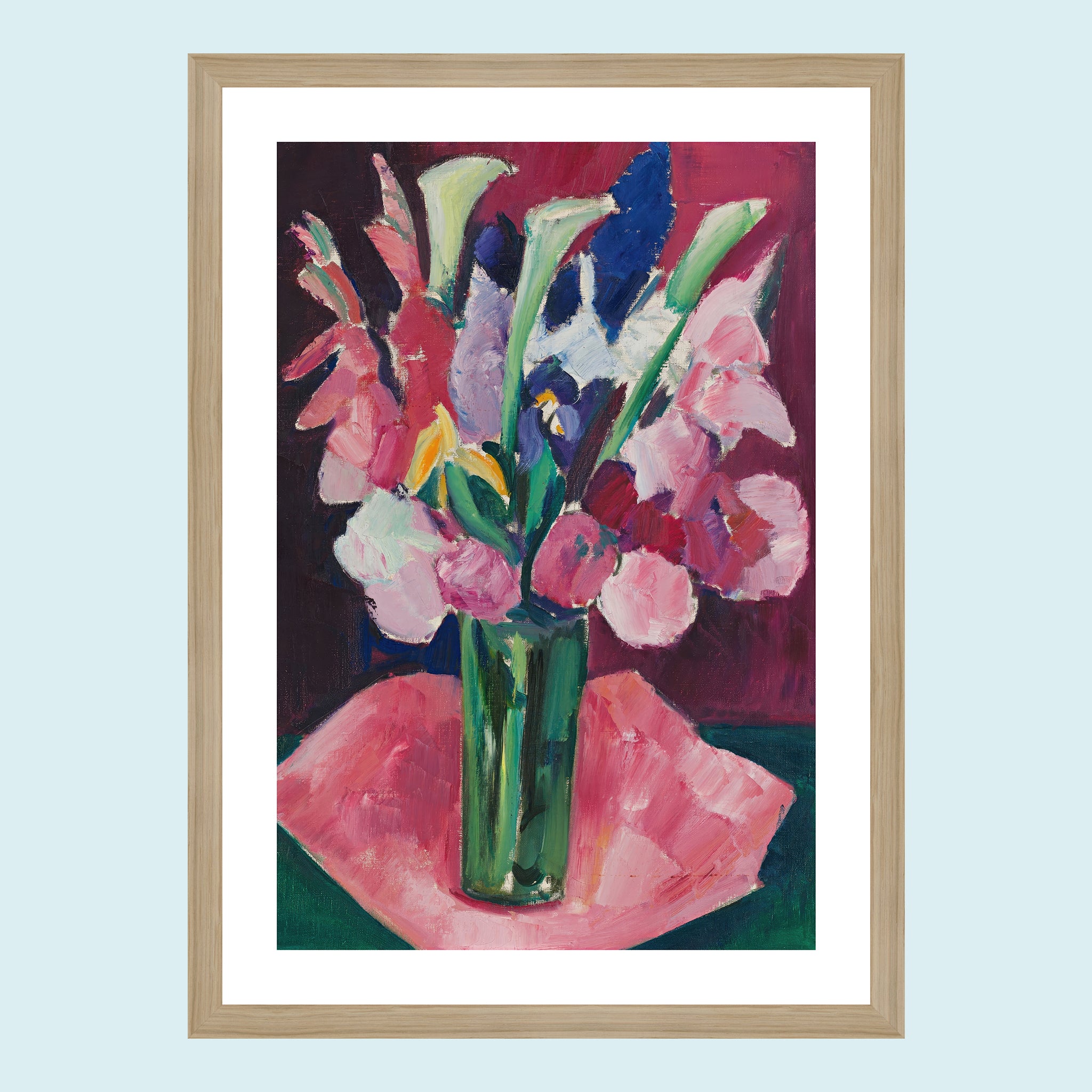 Attraction - Flowers In A Vase II - Giclée Print by ArtFarty #Frame_Oak