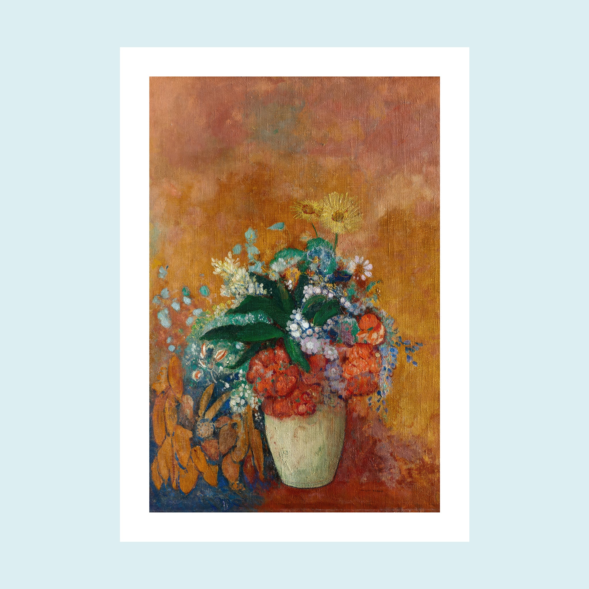 Attraction - Vase Of Flowers - Giclée Print by ArtFarty #Frame_Unframed