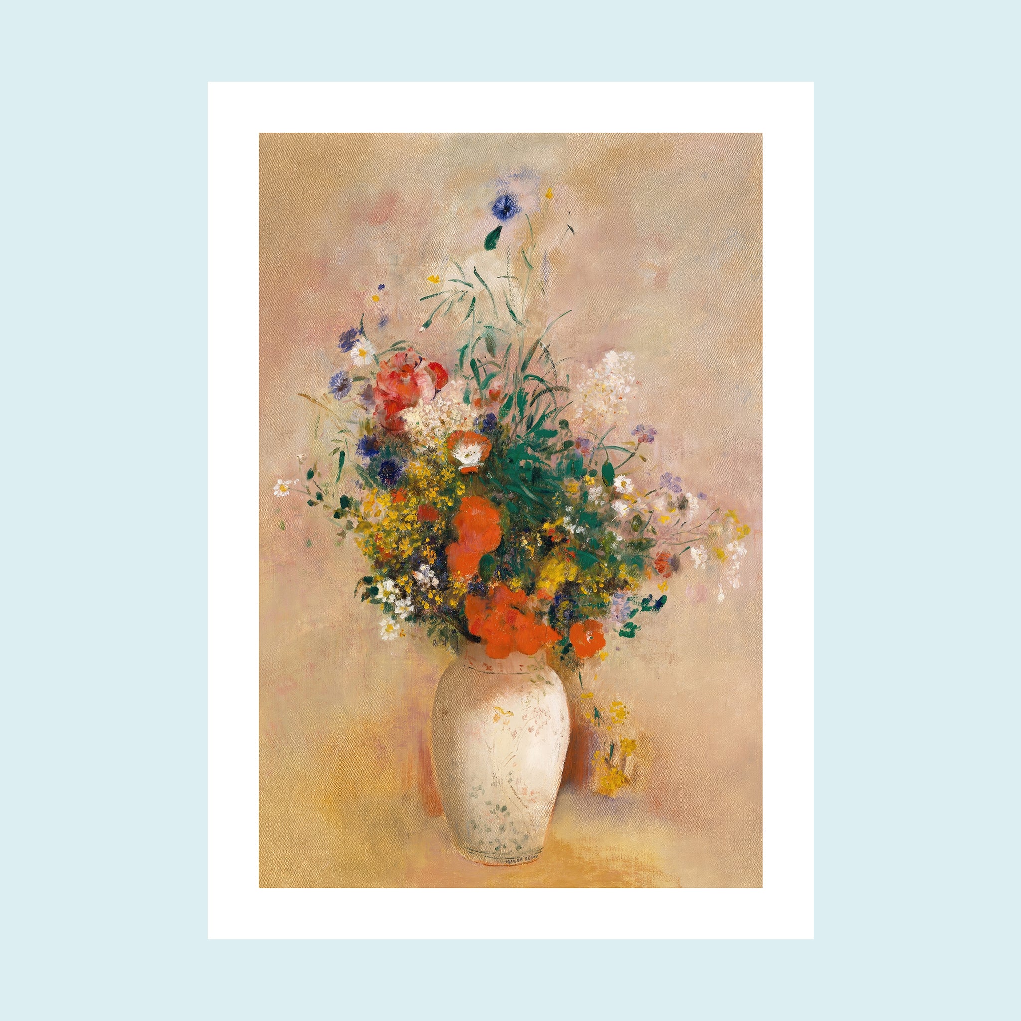 Attraction - Vase of Flowers II - Giclée Print by ArtFarty #Frame_Unframed