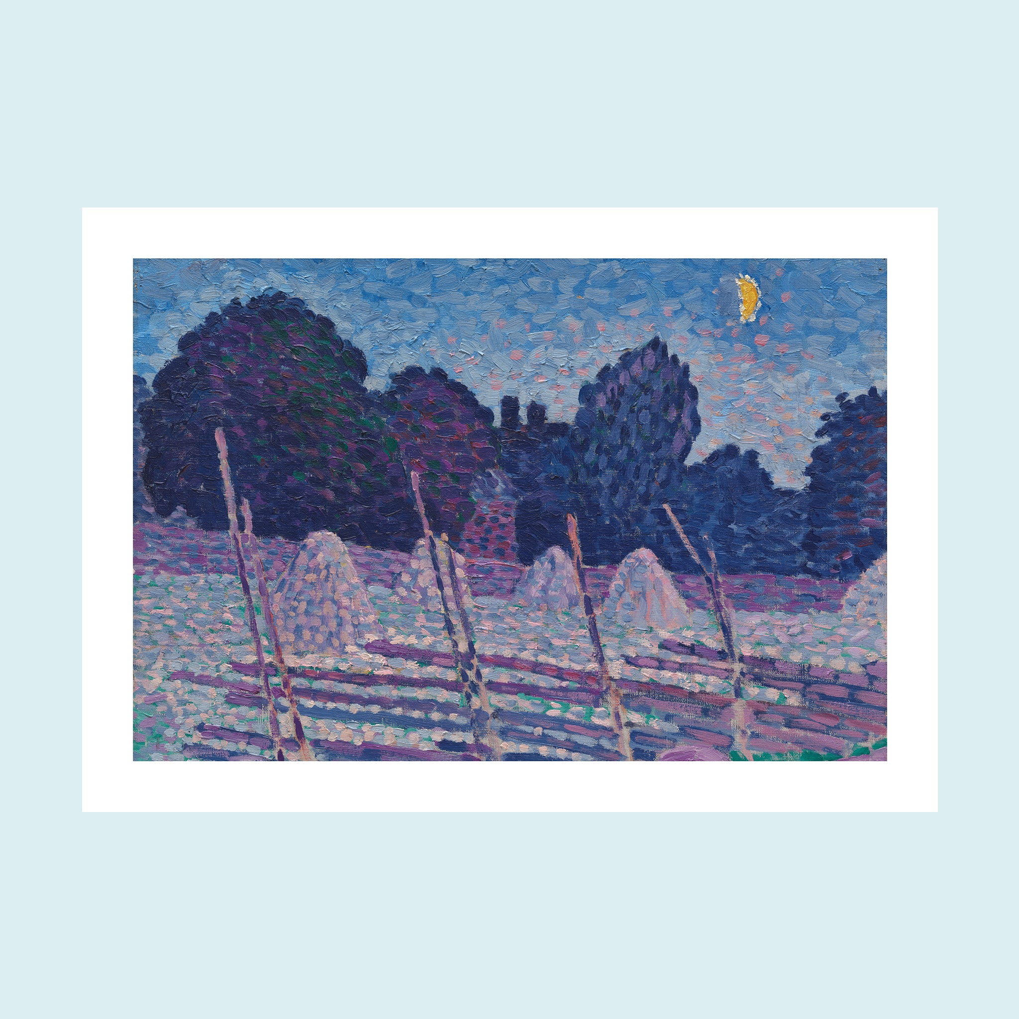 Moonlight - An August's Night - Giclée Print by ArtFarty #Frame_Unframed