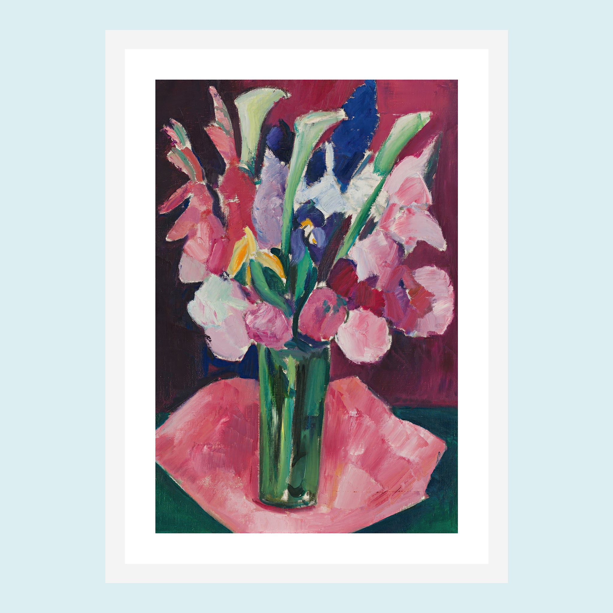 Attraction - Flowers In A Vase II - Giclée Print by ArtFarty #Frame_White